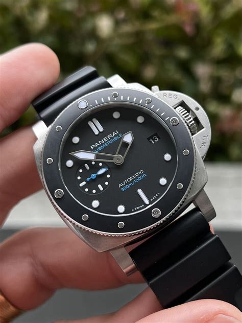 panerai submersible usato|panerai submersible 42mm price.